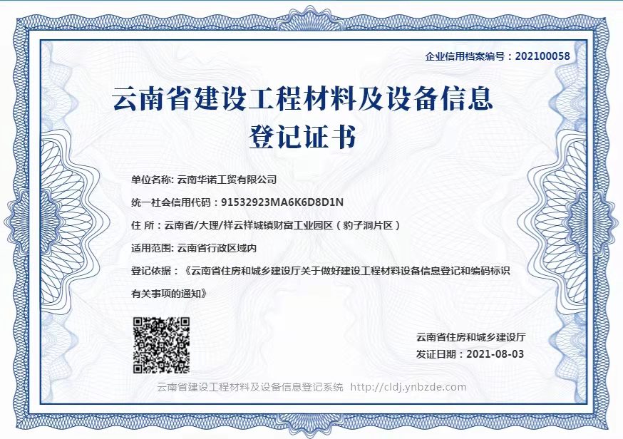 登記證書